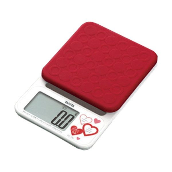 代購日本TANITA秤KD-192,最小可以到0.1克,ml跟克可以互相切換,也可以壁掛喔,紅色^^