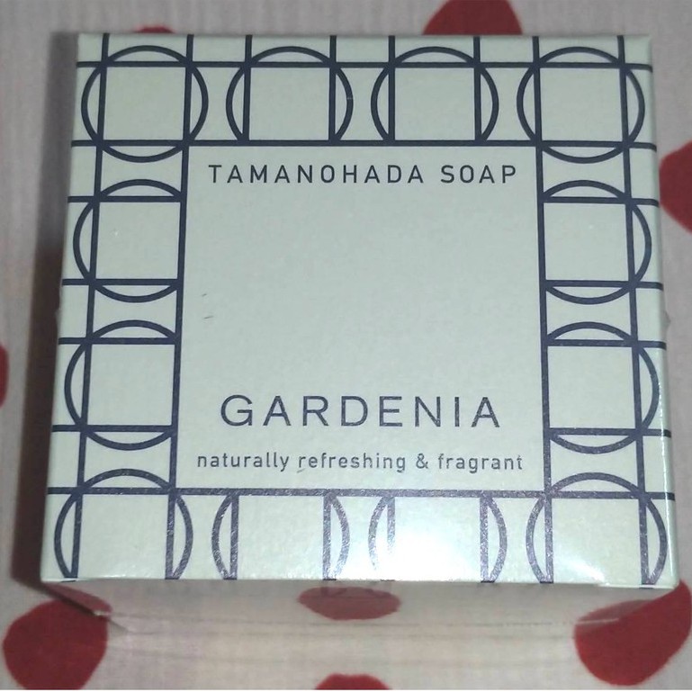 日本 TAMANOHADA 玉之肌石鹼 梔子花香皂 125g 洗面皂 潔顏皂 沐浴皂 澡皂 GARDENIA SOAP