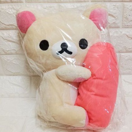 日本拉拉熊XL懶妹抱抱枕娃娃 景品 抱抱枕小白熊