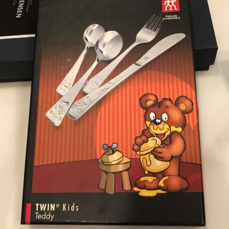 Zwilling 泰迪熊兒童餐具4件組 Teddy 德國 雙人牌