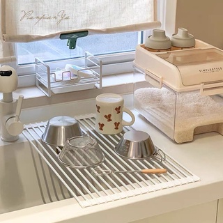 Hanna♥/ 可折疊水槽瀝水架 現貨📦 瀝水架 廚房瀝水 瀝水架 杯架 廚房置物架 瀝水盤 海綿架 收納架 置物架
