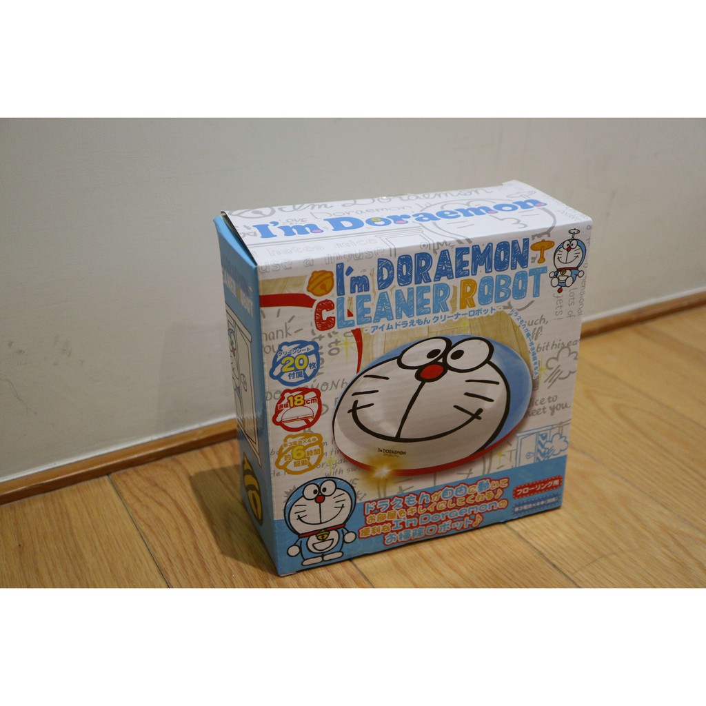 【日本景品直購我最便宜】日本空運 I’m Doraemon 哆啦a夢 迷你 掃地機器人 除塵機 附20張 除塵紙