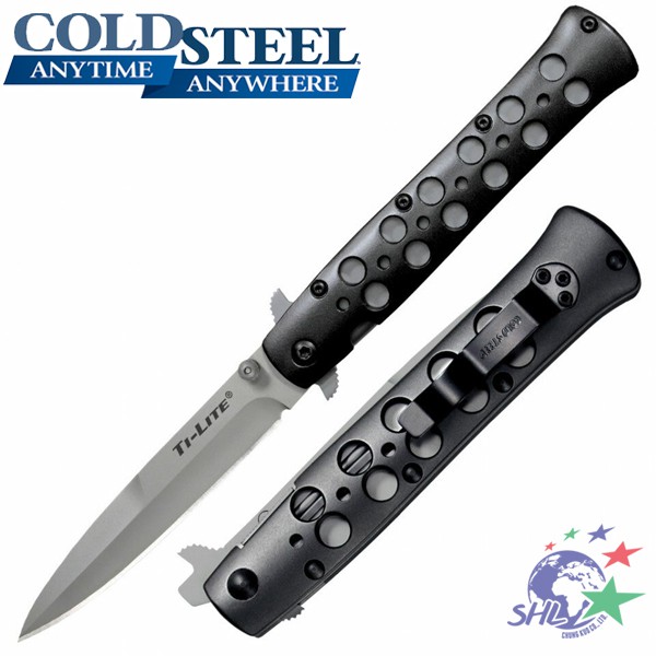 Cold Steel Ti-Lite 新款4"鋁柄折刀/CPM-S35VN 粉末鋼 / 26B4【詮國】