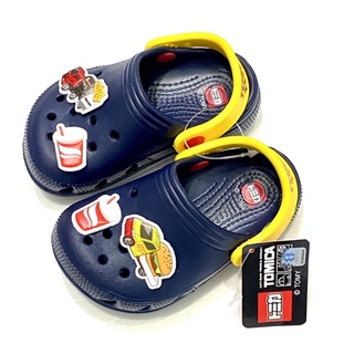 新品【現貨免運】臺灣製 多美園丁鞋 Tomica 漢堡薯條車 布希鞋 涼拖鞋輕量防水 15-19cm 【陳董家】3608
