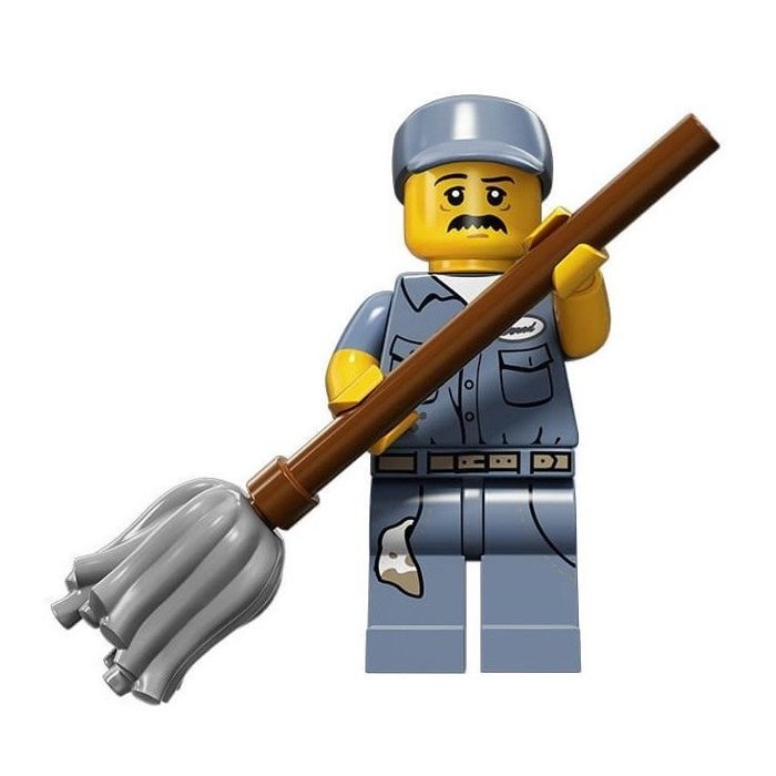 Lego Minifigures 71011 - 清潔工 Janitor