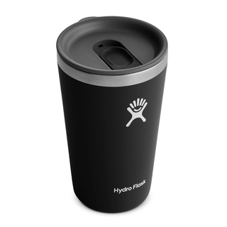 【Hydro Flask】16oz 473ML 保溫隨行杯 (時尚黑) 附蓋(滑蓋型) 咖啡杯 保溫杯 保冷杯 保溫瓶