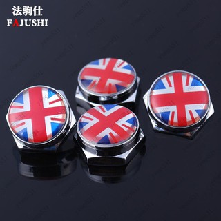 寶馬mini改裝汽車牌照框螺絲cooper車牌螺絲裝飾貼車牌框固封螺絲/yemp531