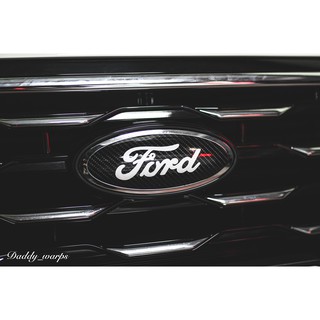 [老爸包膜店] FORD 福特 KUGA MK3 一般款(非STLINE 前後車標膜 改色 改裝 卡夢 反光 一對