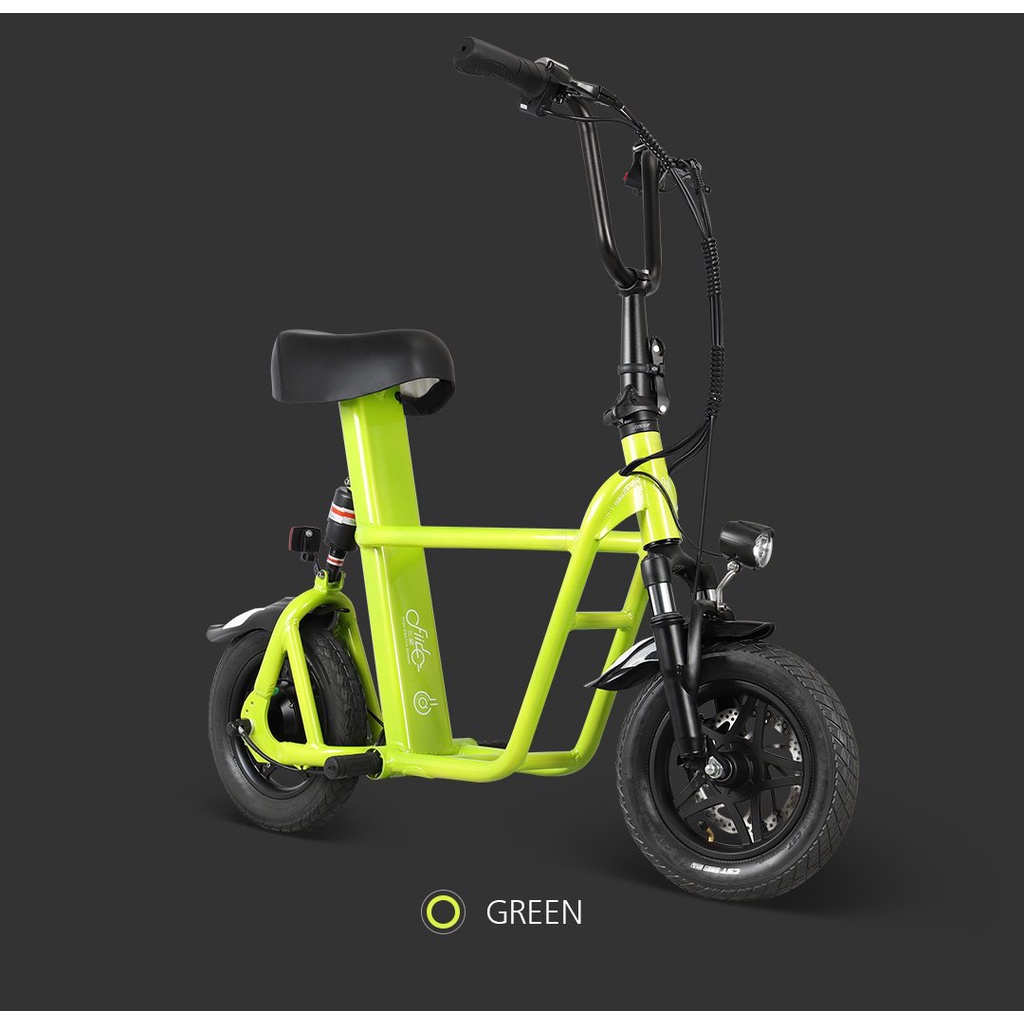 「電池急救站」Fiido Q1S 10Ah 綠色版本 雙避震版本 電動車 / 親子車 / 寵物車 / 買菜車
