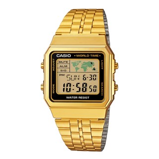 【CASIO】卡西歐復古潮流金錶 防水 A500WGA-1 A500WGA 全新公司貨 臺灣公司貨保固一年