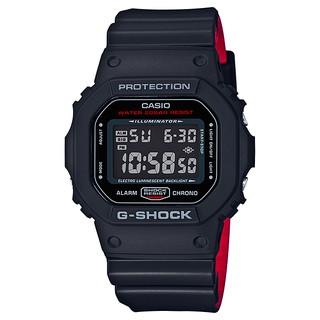 【CASIO】G-SHOCK 經典5600系列 黑紅撞色 DW-5600HR-1 台灣卡西歐公司貨