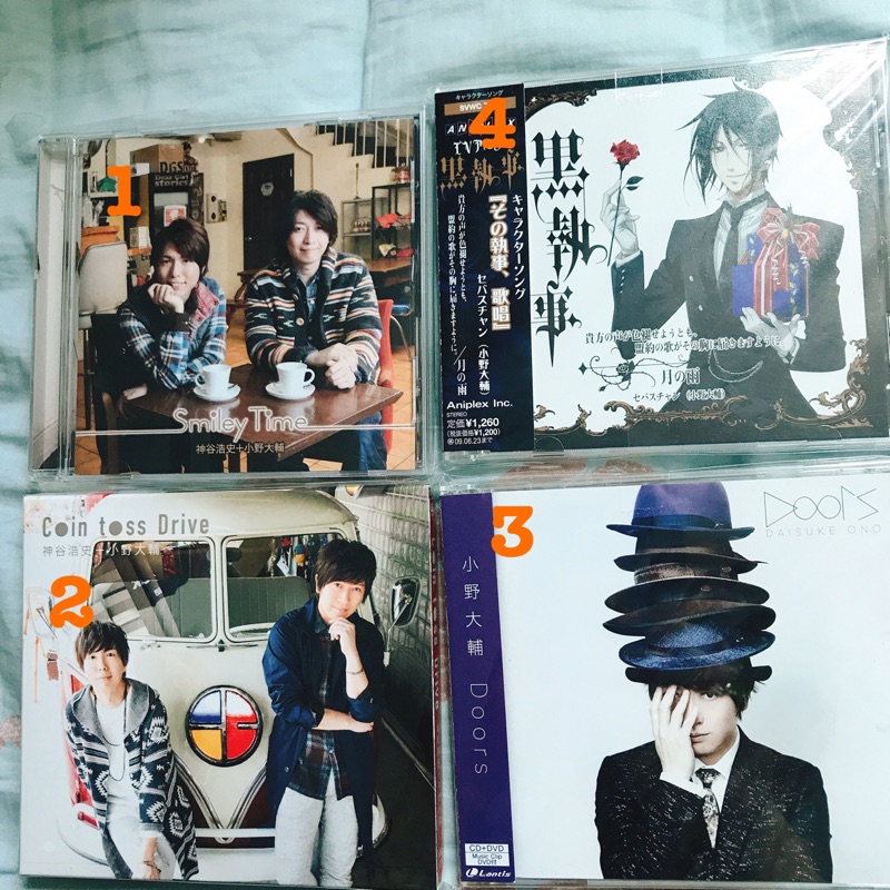 現貨日本帶回小野大輔神谷浩史黑執事cd 單曲 蝦皮購物