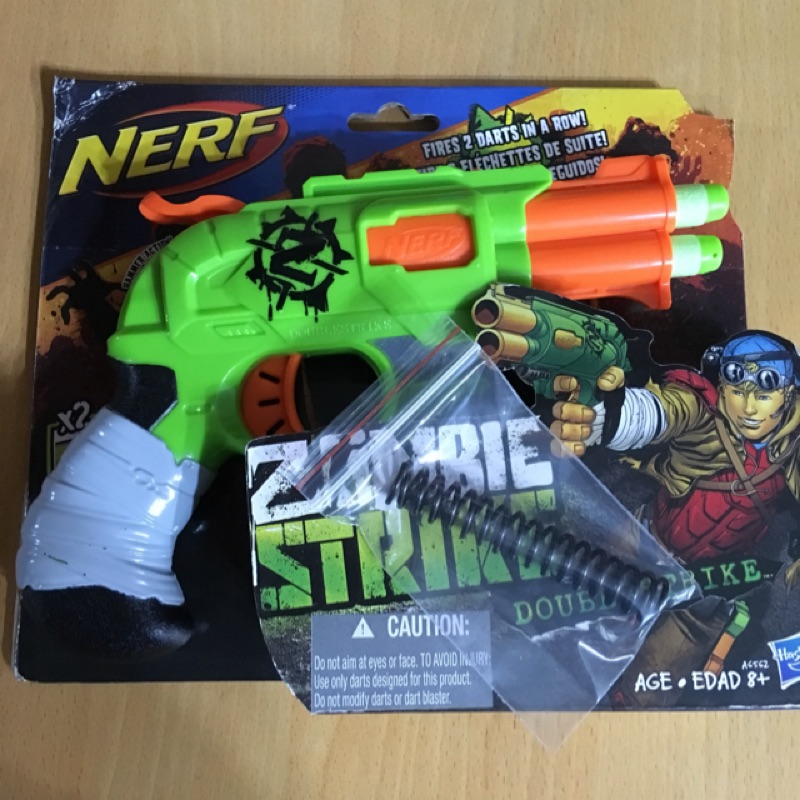 Nerf 殭屍二砲 打擊者系列 絕版商品 送5公斤彈簧！