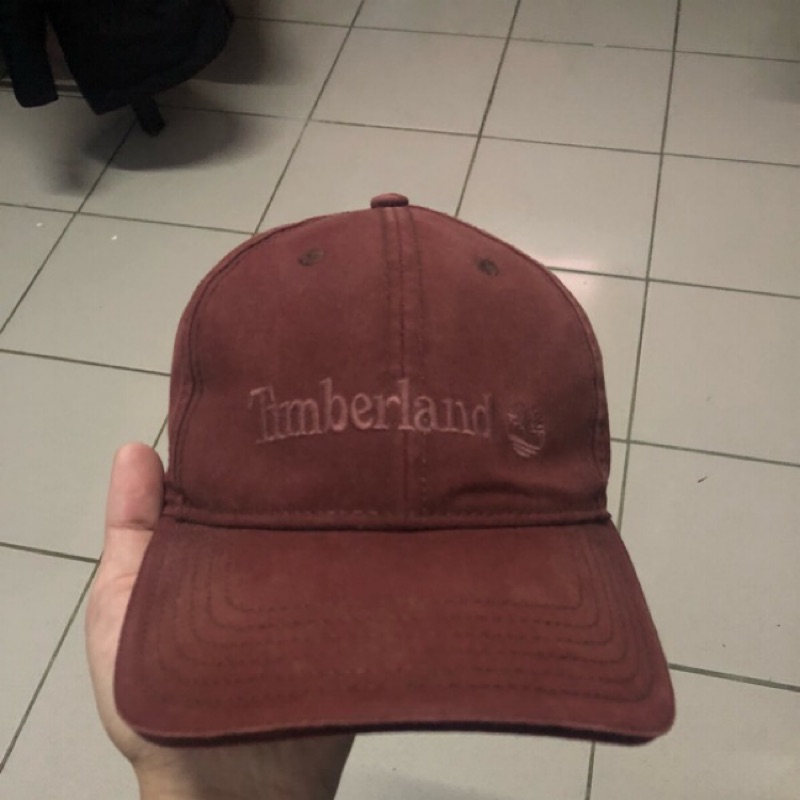 Timberland 水洗老帽 棒球帽 酒紅 咖啡色