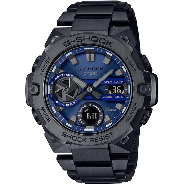 日本直送  Casio卡西歐G-SHOCK G-STEEL系列 防震太陽能運動男錶GST-B400BD-1A2