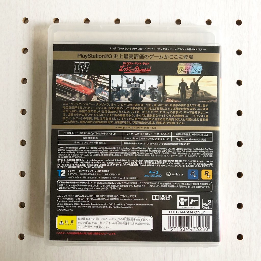 Ps3 附贈地圖 俠盜獵車手4 完整版sony 純日版二手gta4 Grand Theft Auto Iv 蝦皮購物