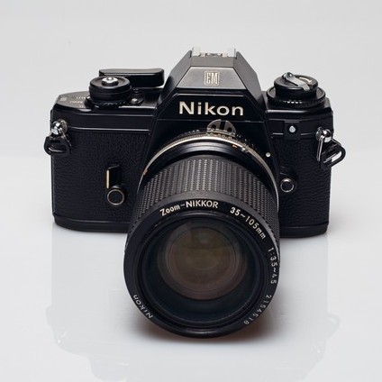 【Beorg.co】Nikon EM黑機+35-105mm F3.5-4.5📷單眼相機 底片相機 經典 女用 輕量化