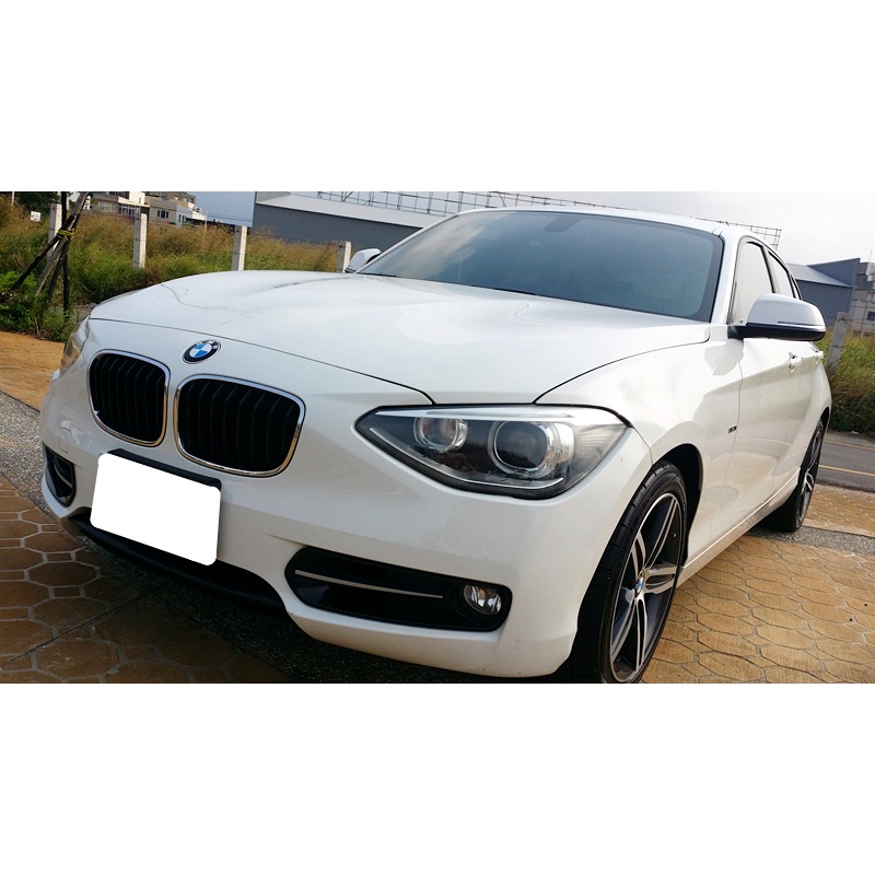 臉書:硬硬的車庫😎寶馬 BMW 118 1.6 白 12年 中古車 二手車 桃園 汽車 車用 強力過件