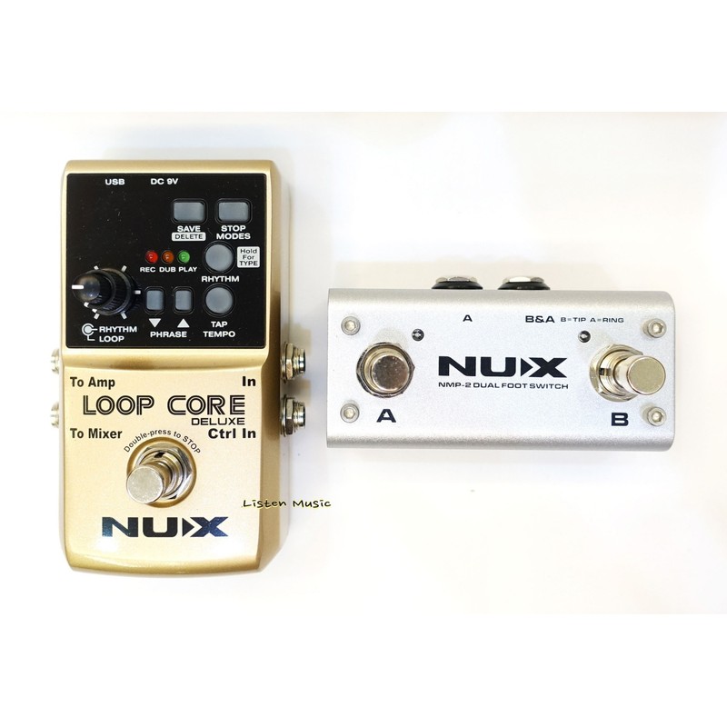 立昇樂器 NUX LOOP CORE DELUXE 循環錄音 循環工作站 含切換踏板 公司貨