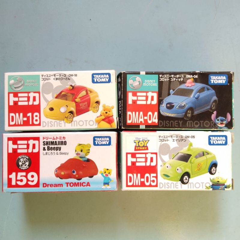 現貨 TAKARA TOMY 多美 卡通車 小汽車 小熊維尼 巧虎  史迪奇 三眼怪