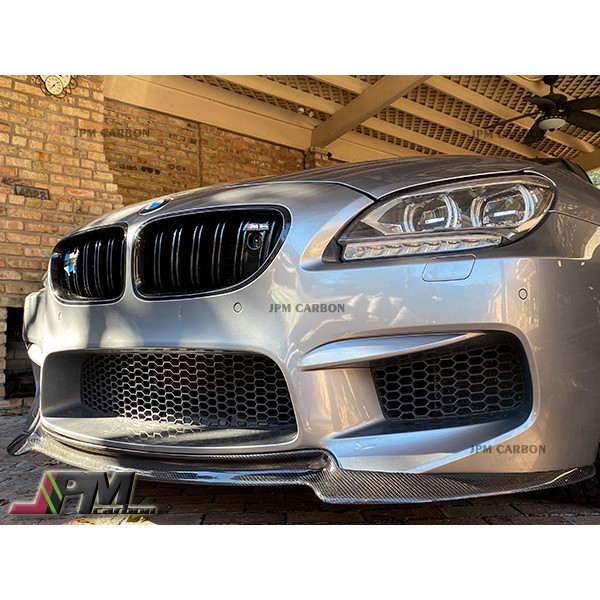 BMW 寶馬 F06 F12 F13 M6 專用 V Type Carbon 前下巴 碳纖維材質 外銷商品