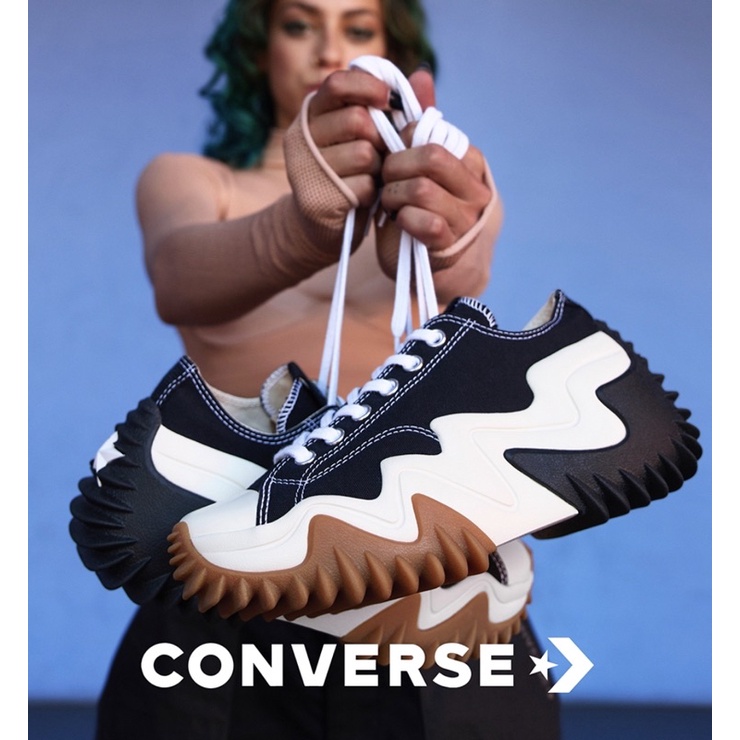 韓國業餘代購Converse Run Star Motion OX 低筒 帆布鞋 鋸齒鞋 波浪鞋 172895C