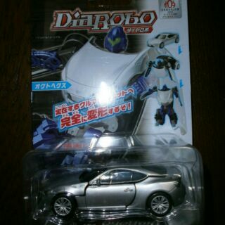 日版正品DiaRobo變形金剛車DR-0019 TOYOTA AE 86(銀色) 頭文字D 拓海藤原豆腐店秋名山