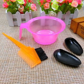 現貨 美髮美妝染頭髮梳子工具 套裝 家用披肩焗油染髮碗軟毛刷子耳罩美髮專業用品居家生活日用品