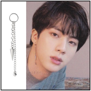 ❌免運❌ 金碩珍同款 正韓耳環 ASMAMA 防彈少年團 BTS Jin 同款長鏈尖錐耳環 韓國耳環 韓系耳環 耳夾耳環