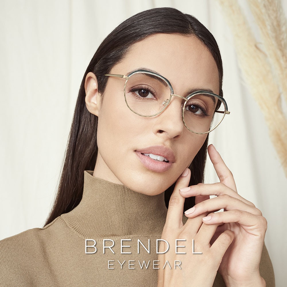 Brendel 布蘭德爾德國時尚女性幾何金屬眉框眼鏡 蝦皮購物