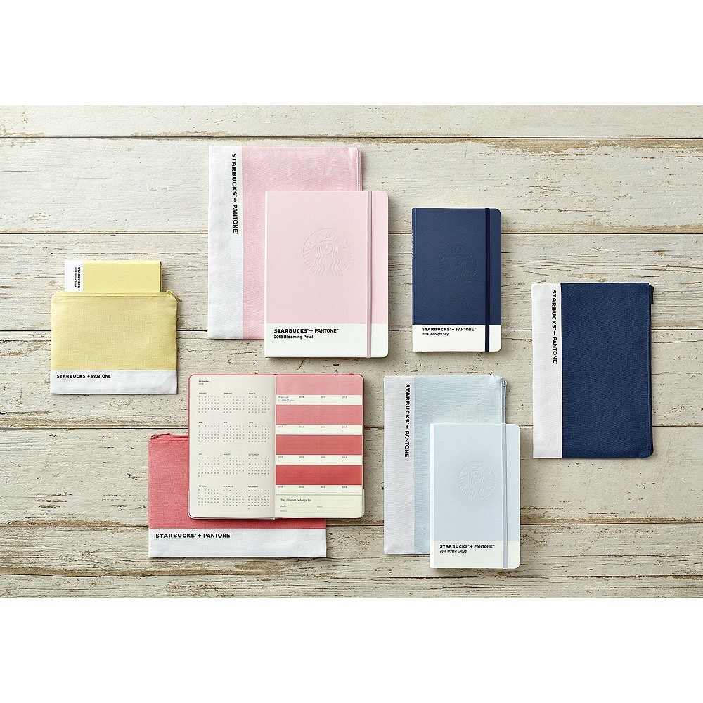 韓國代購 2018 韓國星巴克 Pantone 聯名 行事曆 日誌 手帳 Starbucks Korea