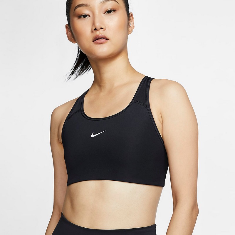 NIKE 運動內衣 AS SWOOSH BRA PAD 女 BV3637010 黑 現貨 廠商直送