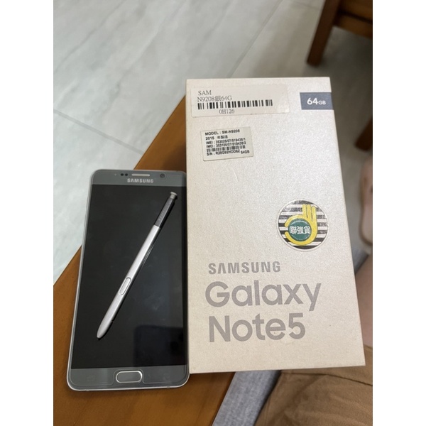 Samsung note 5零件機64g