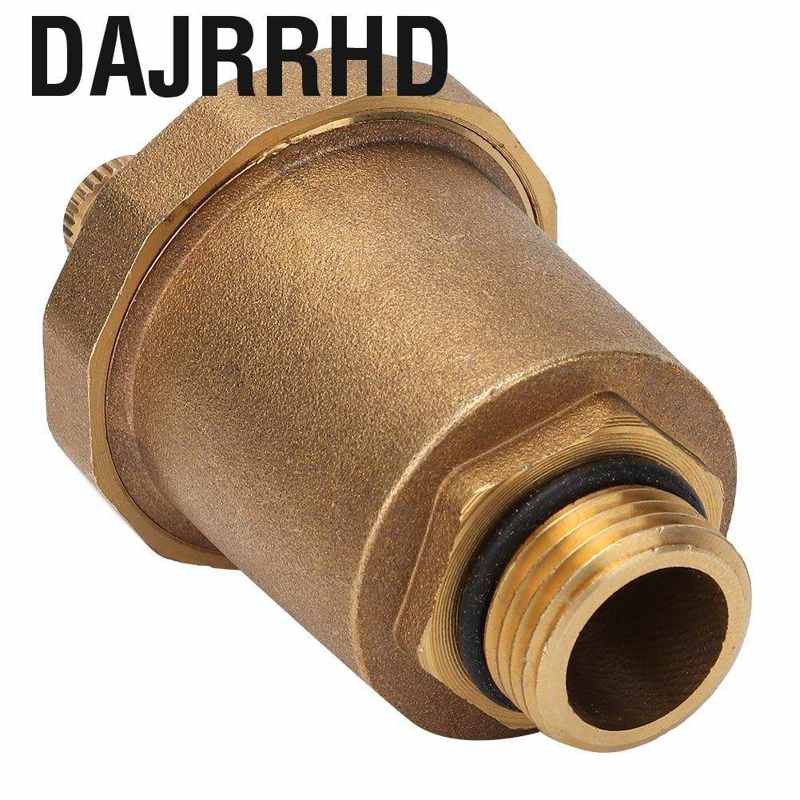 Dajrrhd 1 件自動單向排氣閥 G1/2 外螺紋排氣黃銅