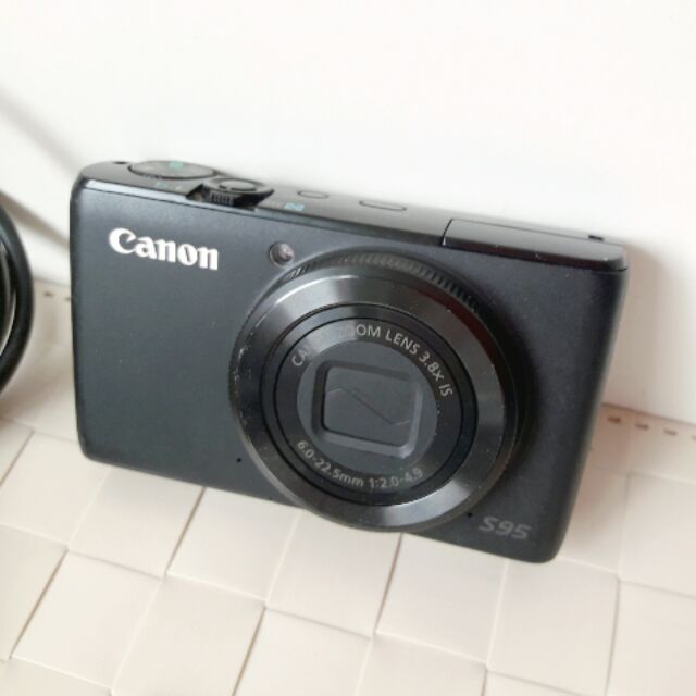 二手數位相機 Canon 佳能 PowerShot S95 簡配 2顆電池