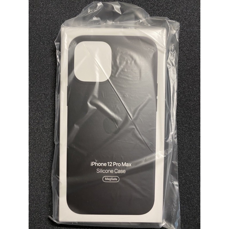 全新未拆Apple原廠矽膠保護殼iPhone 12 Pro Max-黑色
