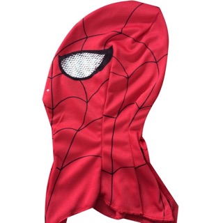 促銷優惠兒童成人純棉蜘蛛人頭套手套組cosplay萬聖節兒童節生日禮物