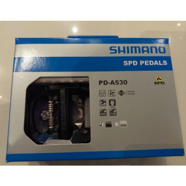 Shimano PD-A530 金屬公路車卡踏 SPD 黑色