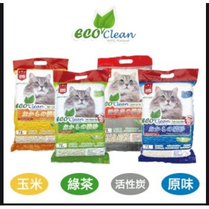 【布多米菲】Eco Clean 艾可環保豆腐貓砂7L　貓咪 貓砂 寵物