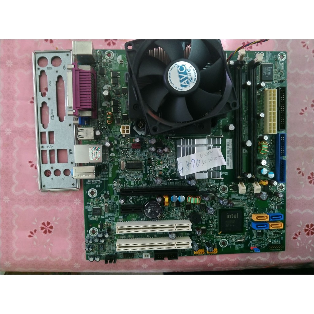 HP 惠普 dx2310 E5300 雙核主機板套餐 G31 DDR2 LGA775 含CPU 記憶體 擋板 風扇