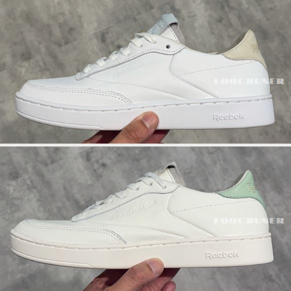 REEBOK CLUB C CLEAN 女鞋 真皮 休閒鞋 簡約 皮革 網球鞋 沙色 GW5107 綠色 GX3693