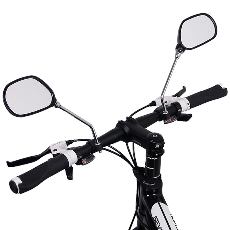 電動電瓶車後視鏡 山地自行車摩托車反光鏡子 通用電單車觀後平面鏡