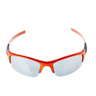 【Z-POLS】兒童專用烤漆質感橘 專業安全電鍍水銀黑PC運動太陽眼鏡 抗UV400紫外線舒適框體設計