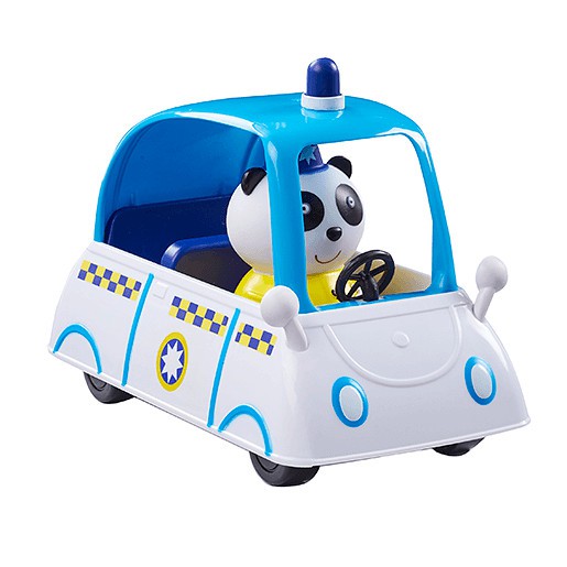 PEPPA PIG 粉紅豬小妹 熊貓可愛警車 適用3歲以上 福利品 寶寶共和國