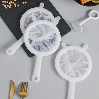 FUN先生的生活志 廚房過濾器 100/200/400孔手持過濾網 豆漿過濾網 家用超細嬰兒榨果汁漏網篩 過濾器 漏勺
