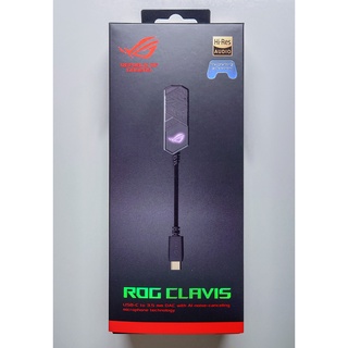 ASUS 華碩 ROG Clavis 外接式音效卡 MQA USB DAC, ESS9281, USB-C