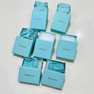 二手 Tiffany&Co. 蒂芙尼 項鍊盒 戒指盒 耳環盒 手環盒 雙層飾品袋 珠寶盒 收納盒 收納袋 防塵袋