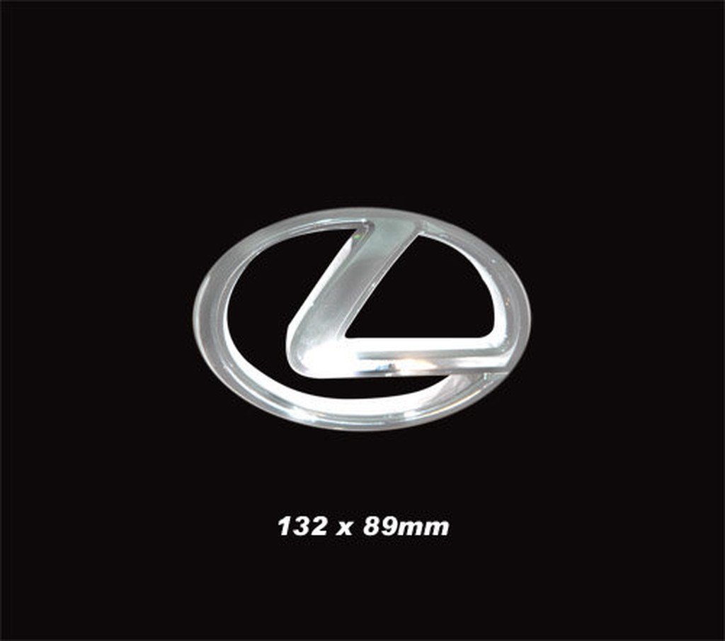 ~圓夢工廠~ Lexus RX 水箱罩鍍鉻標誌 字貼  同原廠尺寸 132*89mm
