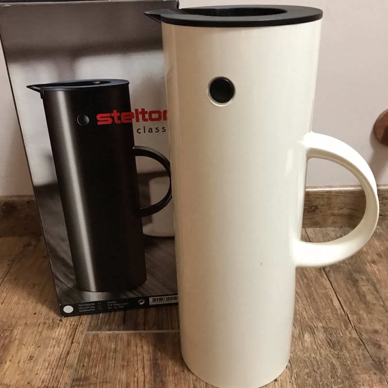 二手近全新~丹麥 Stelton 1.0L 啄木鳥 真空保溫壺 保冰保溫瓶