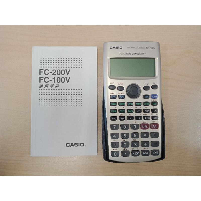 🔥二手清倉🔥《CASIO財務型商用計算機FC-100V》卡西歐 財務計算機 財管 統計 大學 商管學院
